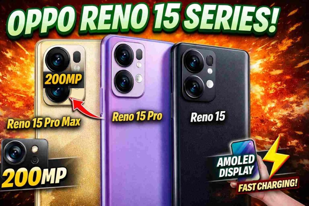 Oppo Reno 15 Series Launch: 200MP कैमरा और दमदार AMOLED डिस्प्ले के साथ आया नया 'Portrait Expert'