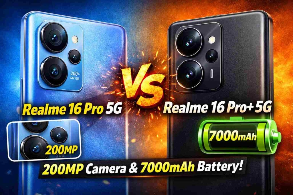 Realme 16 Pro 5G और Realme 16 Pro+ 5G: लॉन्च से पहले जानिए कीमत, फीचर्स और स्पेसिफिकेशन