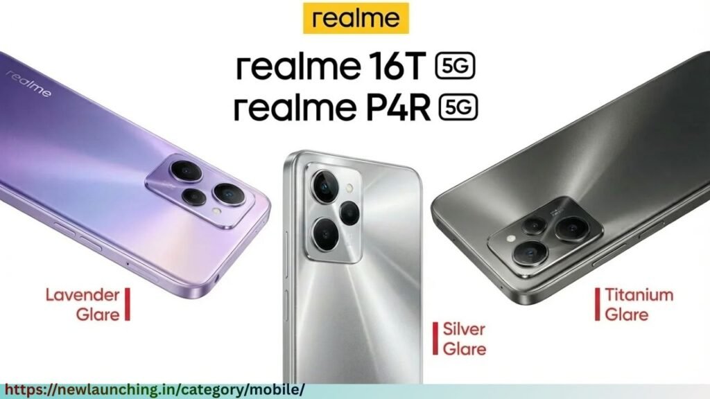 Realme 16T, Realme P4R tipped to launch in India soon: Realme 16T और Realme P4R के जल्द ही भारत में लॉन्च होने की उम्मीद है, इनके रंग और स्टोरेज मॉडल भी सामने आ चुके हैं।