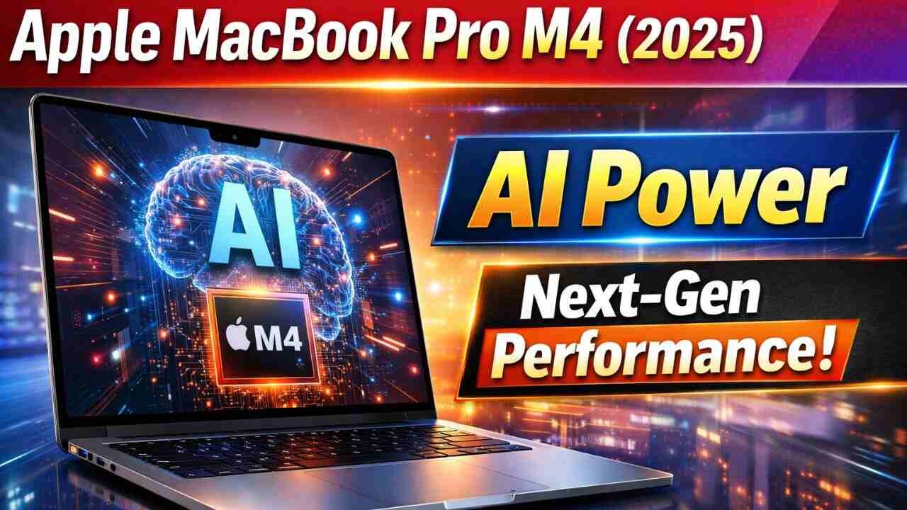 Apple MacBook Pro M4 (2025): AI पावर और नेक्स्ट-जेन परफॉर्मेंस का नया राजा