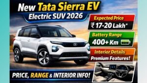 Tata Sierra EV 2026 Price in India, Launch Date, Range, Features & Full Detailed Review