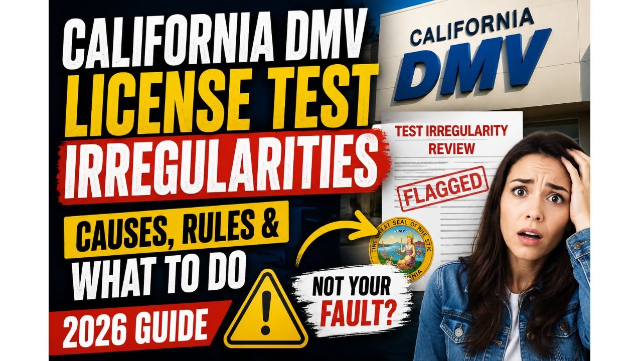 Home 9 California DMV License Test Irregularities: What Drivers Need to Know in 2026